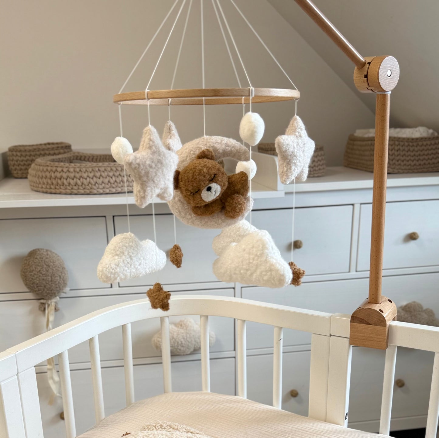 Baby-Mobile „Mondbär & Sternenzauber