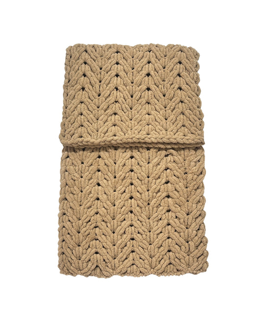 Fluffy baby blanket